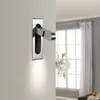 Vägglampor el sovrum läsning infälld lampa inbäddad inomhus led aluminium sängen med switch roterbar