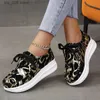 Dress Summer Canvas Platform Sneakers Women Lace-up Thick Bottom Loafers Woman Plus Size 43 Breathable Non-slip Casual Shoes T230826