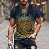 Men's T Shirts Beautiful Aztec Mexico Pattern 3D All Over Print Men Shirt Harajuku Fashion Short Sleeve Summer Streetwear Unisex Tshirt