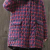 Vestes Femmes Johnature Femmes À Capuchon Plaid Parkas Vintage Bouton Manteaux Lâche 2023 Automne Hiver Poches Femme Casual Chaud 230825