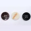 White, black, color, large round edge resin buttons, suit, sweater, coat, button accessories, two eye bread buttons, wide edge, white lining, windbreaker button accessories