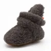 Chaussons d'hiver pour bébé garçon et fille, chaussures pelucheuses souples pour tout-petits, premiers marcheurs, antidérapants, chauds, chaussures de berceau pour nouveau-né, mocassin L0826