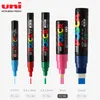Markers UNI POSCA Markers Set PC-1M PC-3M PC-5M Painting Filling Dedicated POP Advertising Poster Graffiti Paint Markers Art Supplies 230826
