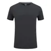 Bra produkt EP909 Högkvalitativ is Silk Snabbtorkning Rund Neck Kort ärm T-shirt Men Pure Cotton Summer New Fashion Brand