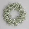 Outros suprimentos de festa de evento Base de guirlanda artificial Gypsophila Flower Farmhouse Garland Plantas Porta da frente Pendurado na parede para decoração de casa de casamento 230825