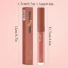 Lip Gloss 12 Cores Veludo Matte Esmalte Sexy Vermelho Rosa Longa Duração Hidratante Líquido Batom Impermeável Lama Maquiagem