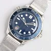 300 Dive 60th Anniversary 007 High quality Men's Watch Super luminous Space metal created sapphire mirror power storage long time complimentary canvas strap