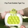 Dekompressionsleksak Bubble Pop Push Fidget Toys Children Handhållen Quick Press Game Vuxen Squeeze Stress Relief Sensory Light-Up Whac-A-Mole Toys 230825