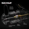 Fishing Accessories SEASIR OER Ultra Light Long Throw Aluminum Shallow Spool Spinning Reel Max Drag 12kg Freshwater Saltwater Tackle 230825