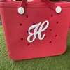 Schuhteile Zubehör Tasche Charm Buchstabe Kompatibel mit Boggs Beach Dekorative Alphabet-Einsätze Handtasche Tote Personalisierte Drop Delive Otkqa