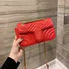 10a yüksek kaliteli tasarımcı çanta marmont zincir omuz çantaları moda kadın 446744 klasik lüks çantalar deri ziyafet siyah messenger sweetheart crossbody cüzdan