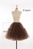 6 lager tyll vuxen tutu kjol flare puffy petticoat klänning prinsessan mantel mariage lolita klänning party prom klänning