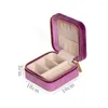 Cosmetic Bags Jewelry Organizer Box Storage Vintage Flannel Men Jewellery Earring Boxes And Packaging