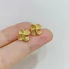 Charm MIQIAO Real 18K Pendientes de oro para el estilo de las mujeres Pure AU750 Simplicidad Pendientes de moda Joyería fina Regalo para amigos 230825