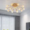 Żyrandole LED żyrandol do salonu sypialnia do jadalni kuchnia willa el sufit lampa sufitowa nowoczesny styl luksusowe złoto G9 Crystal Light