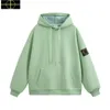 plus size coat stone Men's sweater island Heavy cotton hoodie mint green navy blue hooded solid color pullover sports casual men's and women's hoodie 4XL