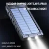 Solar Fast Charging Power Bank Portable 80000mAh Charger Charger Batternproof Batternal Batternal Formance for iPhone Samsung Q230826