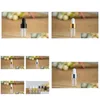 Packing Bottles Wholesale Clear Dropper 1Ml 2Ml L 100Pcs Mini Glass Bottle Essential Oil Display Vial Small Serum Per Brown Sample C Otjms