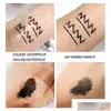 Mascara Yanqina 36H Liquid Eyeliner Pen Makeup 4D Thick Curl Black Long Lasting Waterproof Eye Liner Cosmetics Beauty Drop Delivery Dhizy