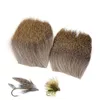 Baits Lures 1PC Fly Tying Deer Hair Patches Caddis Dry Material Natural Color Fishing Tackle 230825