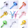 Balloon 120Cm Cartoon Inflatable Animal Long Hammer No Wounding Kids Giraffe Stick Toy Baby Children Toys Random Style Drop Delivery Dheqv