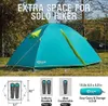 Tendas e Abrigos Pessoa Mochila Tenda 3 Temporada Ultraleve Caminhada Leve Acampamento À Prova D 'Água com Duas Portas Amplas Espaço Mo 230826