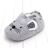 First Walkers Infant Baby Boys Girls Shoes Soft Sole Non Skid Crib House Shoes Cute Animal Winter Warm First Walkers L0826