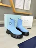 Chaussures de créateurs Bottes de créateurs Divers matériaux accessoires pour les chaussettes à semelles épaisses et les bottes courtes du début de l'automne sont exclusifs et personnalisés 35-40