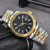 Orologio da uomo 904L, tutti orologi in acciaio inossidabile, orologio da polso impermeabile con zaffiro luminoso, montre de luxe