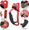 Klättringsrepar Hand Ascender Portable Mountaineering Rock Rope Clamp Rappelling Gear Lätt att använda för utomhusverktyg 230826