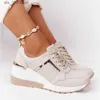 Lace-up Women Dress New Wedge Sports Women's Vulcanized Casual Platform Ladies Sneakers Comfy Females Shoes T230826 4513 'S