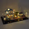 Accesorios para casa de muñecas Regalo de año de Navidad Mini Accesorios para casa de muñecas DIY Casa Casa de muñecas Muebles en miniatura Hechos a mano Regalos de cumpleaños de madera juguetes 230826