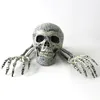 Andere evenementen Feestartikelen Realistische skeletinzetten Halloween-decoraties Enge schedel Handbeen voor tuin Gazoninzet Tuin Kerkhof woondecoratie 230825