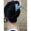 Färgglada acetat Spirit Shape Rhinestone Crab Hair Claw for Women Temperament Ponytail Clamp Barrettes Hårklipp Tillbehör