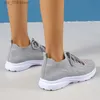 Pour les nouvelles femmes habiller 2024 Sneaker Casual Breathable Lacep-up Logles sans glissement Femme Stretch Treetted Platform Sports Chaussures T230826 864 PLATM