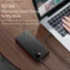 Baseus Power Bank 20000mAh Portable External Battery Charger Powerbank PD 22.5W Fast Charge For iPhone 14 13 12 Poverbank Q230826