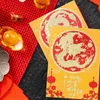 Подарочная упаковка 30 ПК, дракон, бумага, красные пакеты, большие милые конверты Год китайский стиль 2024 Money Bag