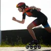 Racing Sets Cudomotus Anzug Kurzarm Triathlon Frauen Speed Roller Skate Kit Ropa Ciclismo Schnelle Skating Kleidung