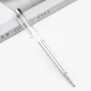 DIY Lege Stick-pennen 2-in-1 Slanke Kristal Diamant Balpennen Glitter Stylus Touch Pen