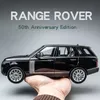 Elektrisches RC-Auto, groß, 1:18 Range Rover SUV, Geländewagen, Legierungsmodell, Druckguss-Maßstab, statische Sammlung, Sound, Licht, Spielzeug, Geschenk für Kinder 230825