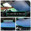 Vorhang Auto Retractable Folding Shade für Auto Sonnenschutz Wärmedämmung Adsorption Bildschirm