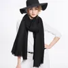 Scarves Wool Scarf Women winter shawls and wraps luxury brand Fashion scarfs for ladies poncho scarve white warp 230825