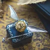 Schmuck Gold Snitch Diamant Ring Box Vorschlag Ehering Boxen Schmuck Aufbewahrungsbox Metall Mistery Box Organizer für kleine Dinge