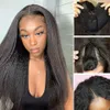 Crépus droite U V partie perruque cheveux humains sans laisser de colle U partie brésilienne Yaki droite cheveux humains perruques pour les femmes vierges