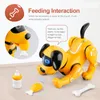 ElectricRC Animais Engraçado RC Robô Eletrônico Cão Dublê Comando de Voz Programável Touchsense Música Canção para Brinquedos Infantis Presente 230825