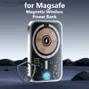PD 22.5W Magnetic Power Bank 10000MAH MAGSAFE IPHONE14の透明なワイヤレス充電器14 13 12 11 Pro Max XS充電パワーバンクQ230826