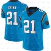 Brian Burns Bryce Young Football Jersey Panthers Miles Sanders Adam Thielen Jeremy Chinn Jonathan Mingo ikem Ekwonu Bradley Bozeman Jaycee Hornd Hurst Bell