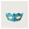 Partymasken Zufällige Farbe Gesendete Maske Männer Frauen mit Bling Gold Glitter Halloween Maskerade Venezianisch für Kostüm Cosplay Mardi Gras Dr. Otzks