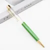DIY Lege Stick-pennen 2-in-1 Slanke Kristal Diamant Balpennen Glitter Stylus Touch Pen