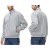 Men's Hoodies Men Spring/Autumn Casual Sweatshirts With Quarter-Zip Loose Fit Warm Fleece Pullover Stand Collar Streetwear